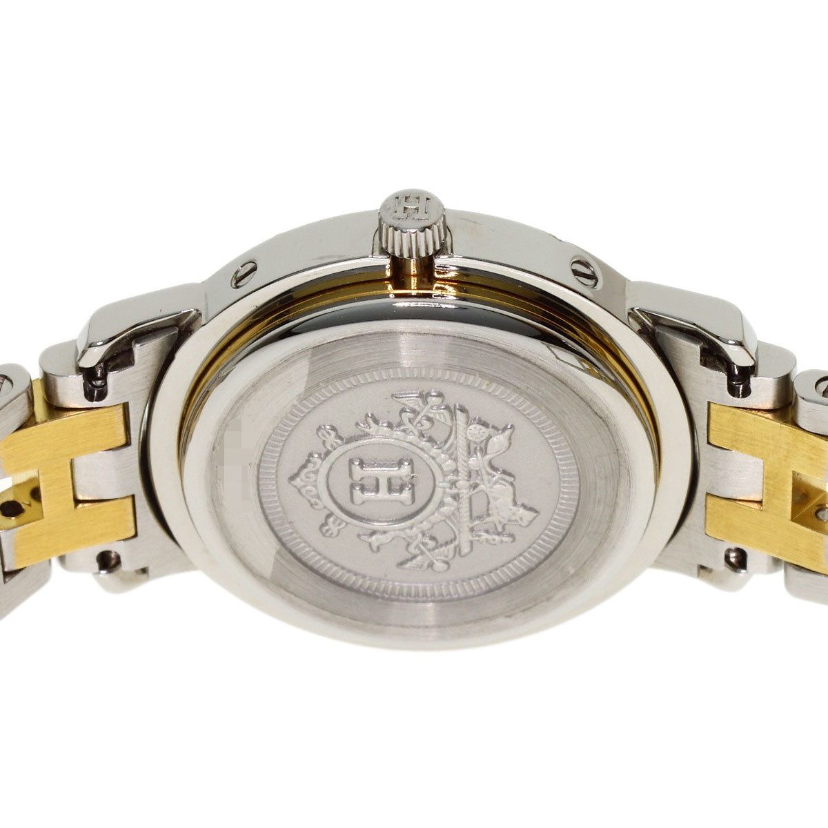 HERMES Clipper Watches CL3.240 Stainless Steel/SSxGP Ladies