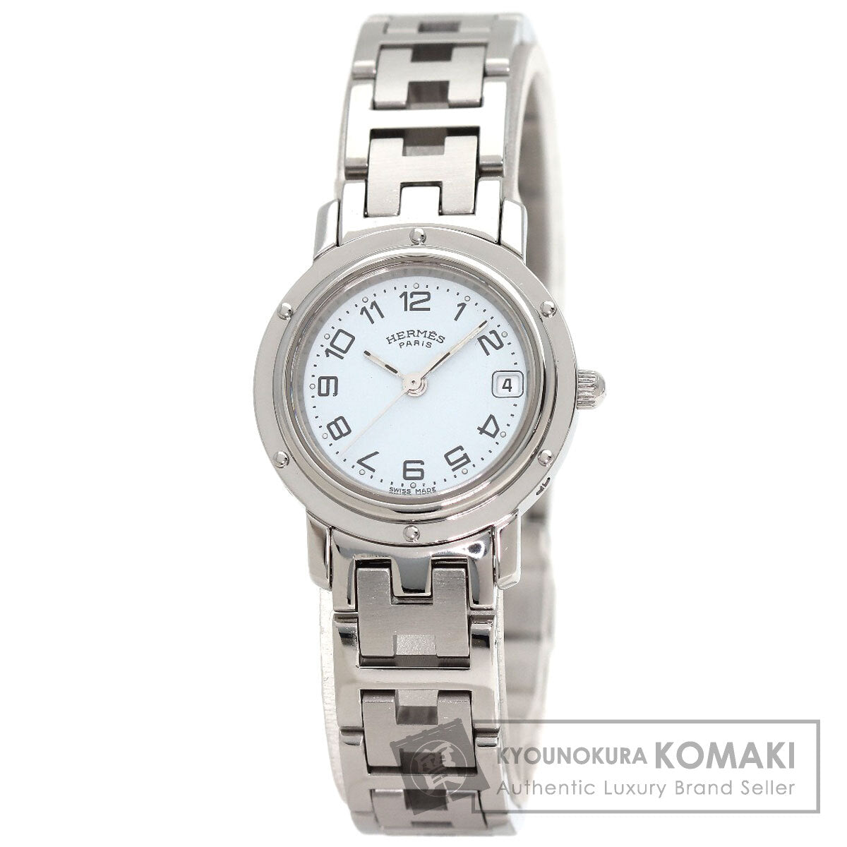 HERMES Clipper Watches CL4.210 Stainless Steel/Stainless Steel Ladies