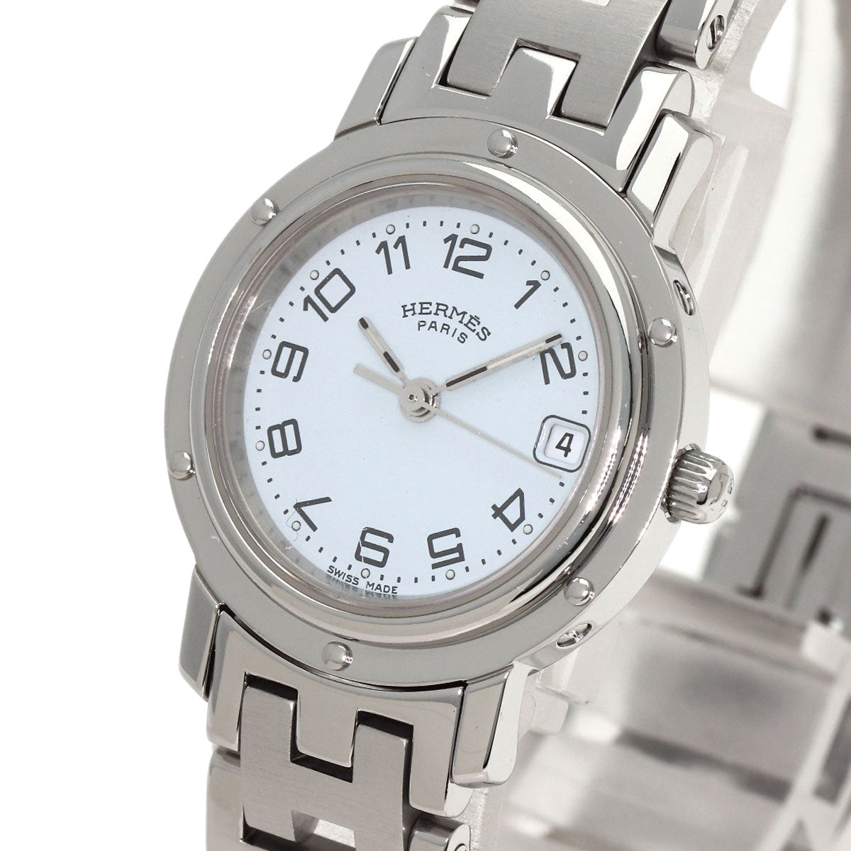HERMES Clipper Watches CL4.210 Stainless Steel/Stainless Steel Ladies