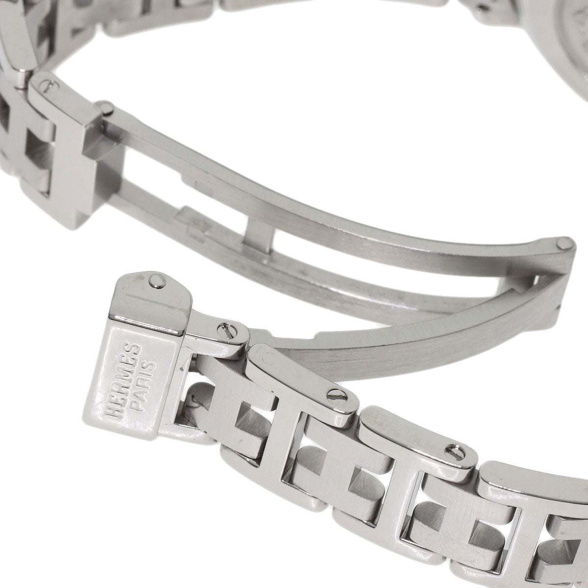 HERMES Clipper Watches CL4.210 Stainless Steel/Stainless Steel Ladies