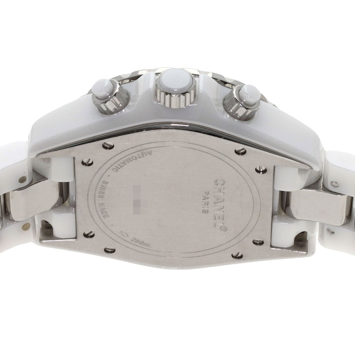 CHANEL J12 Chronograph with Diamond Bezel Watches H1707 Ceramic/CeramicxDiamond mens