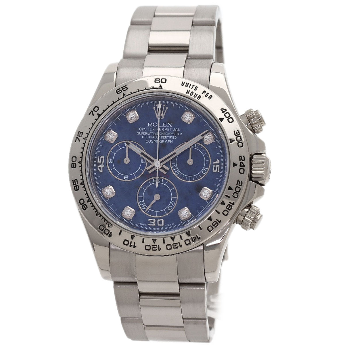 ROLEX Cosmograph Daytona Sodalite Watches 116509G K18 White Gold/K18 White Gold mens