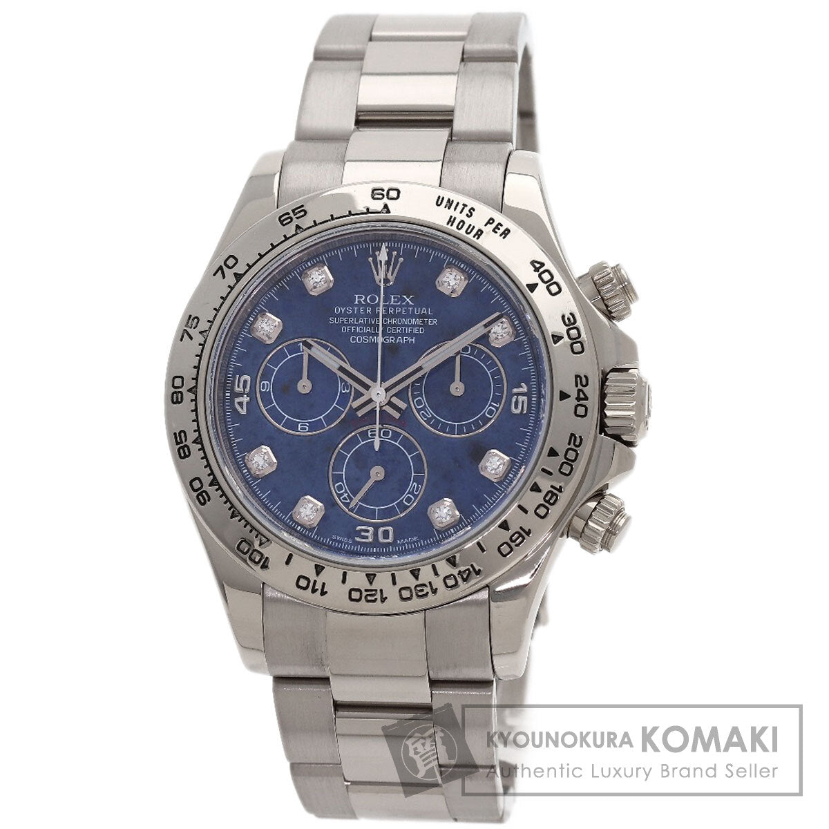 ROLEX Cosmograph Daytona Sodalite Watches 116509G K18 White Gold/K18 White Gold mens