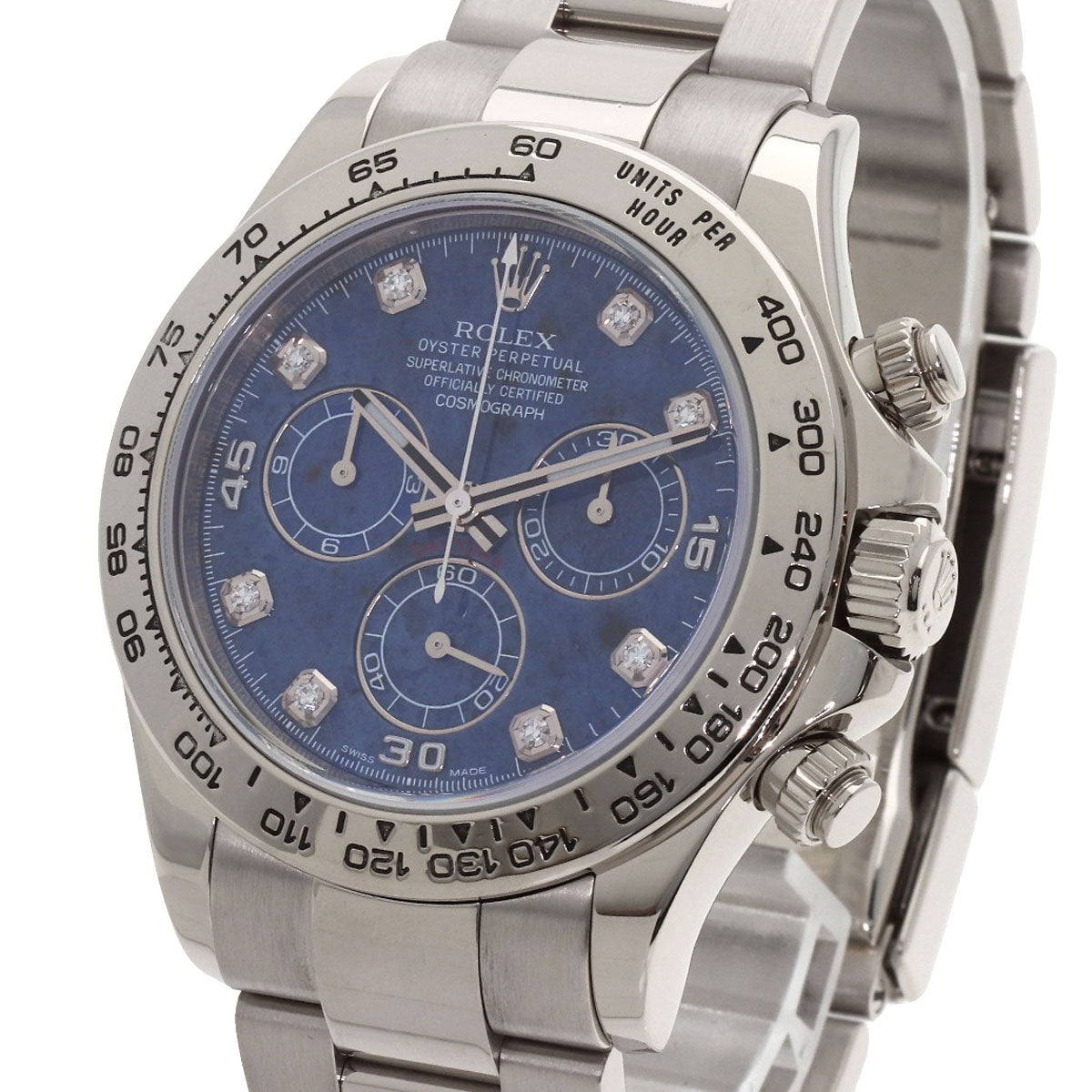 ROLEX Cosmograph Daytona Sodalite Watches 116509G K18 White Gold/K18 White Gold mens
