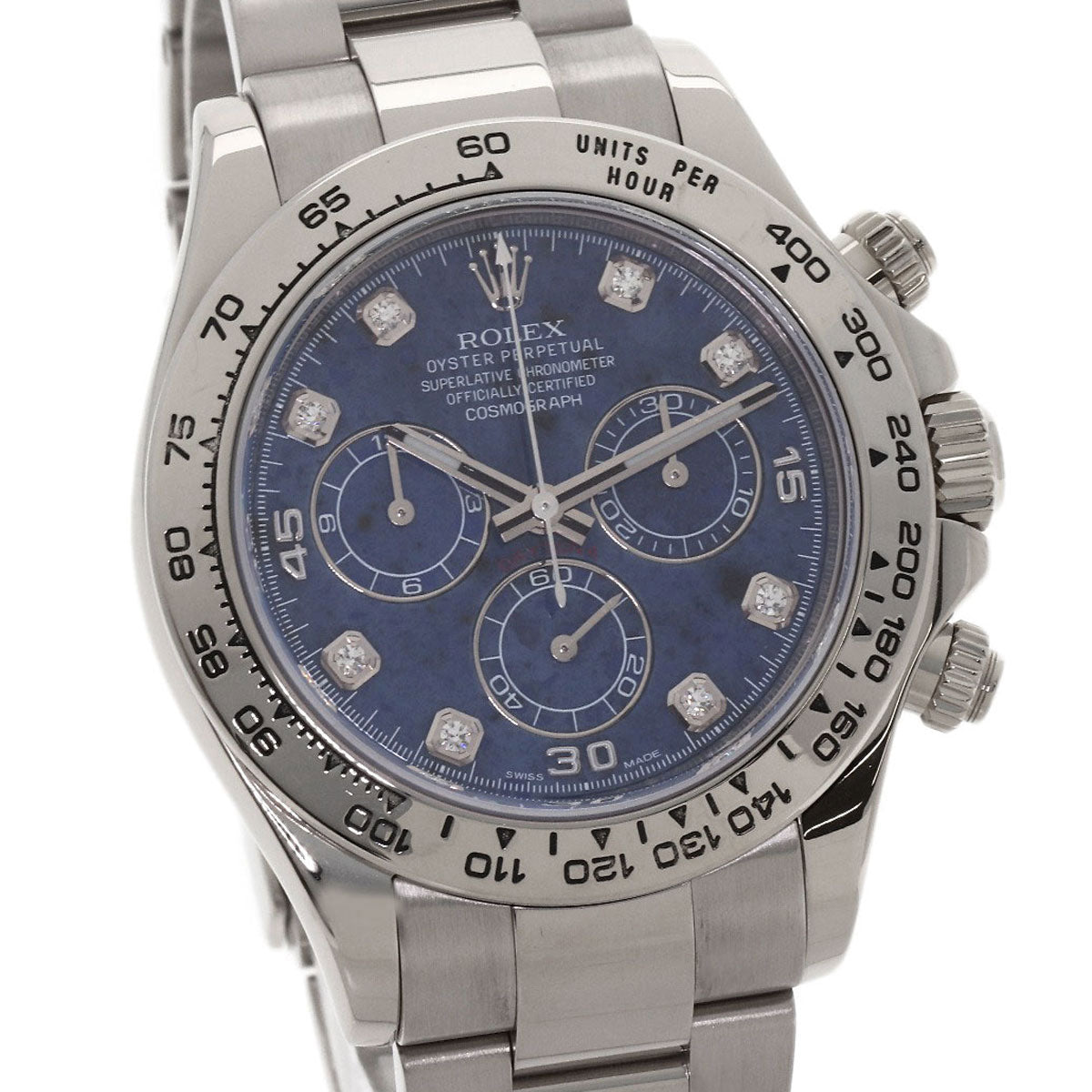 ROLEX Cosmograph Daytona Sodalite Watches 116509G K18 White Gold/K18 White Gold mens