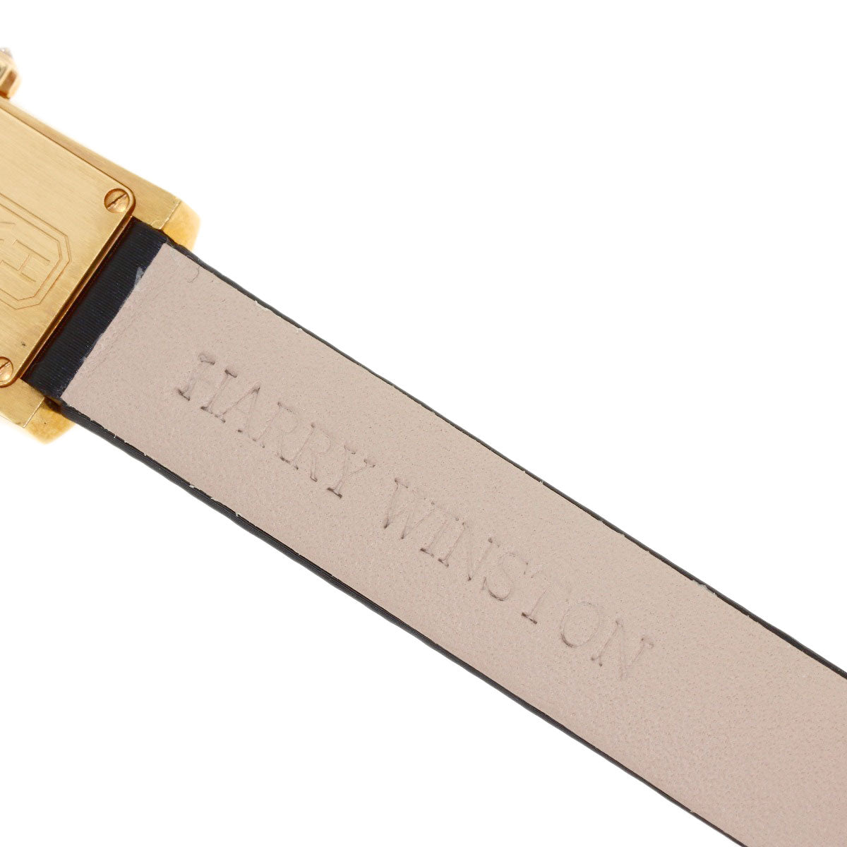 HARRY WINSTON Avenue C Mini Diamond Bezel Watches AVCQHM16 K18 Pink Gold/Satin Ladies