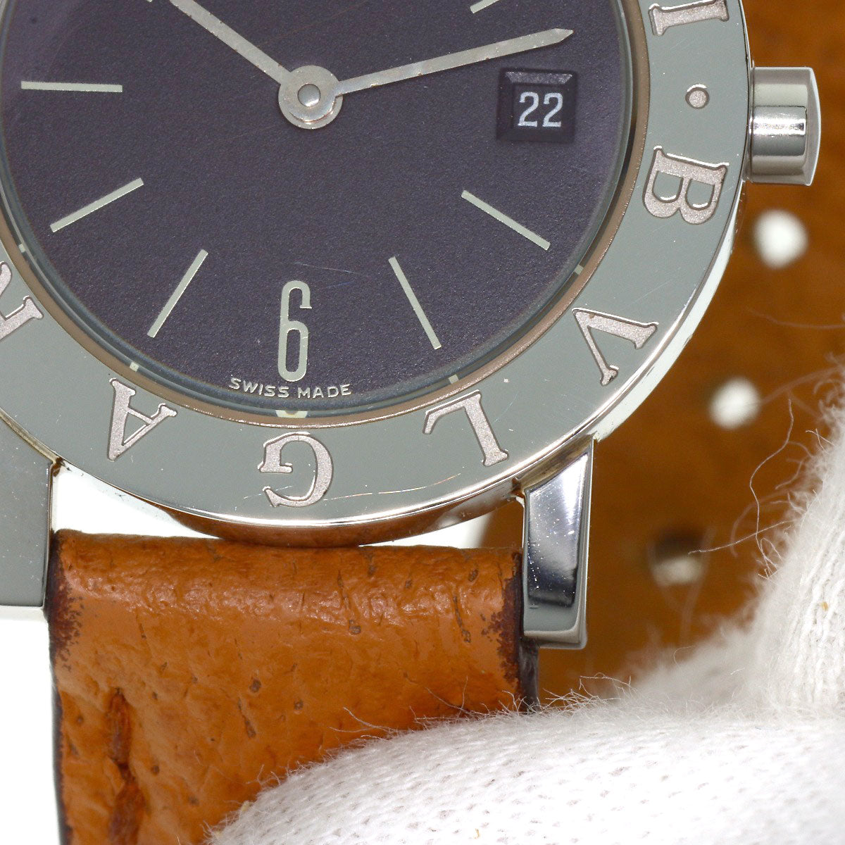 BVLGARI BVLGARI BVLGARI Watches BB26SLD Stainless Steel/Leather Ladies