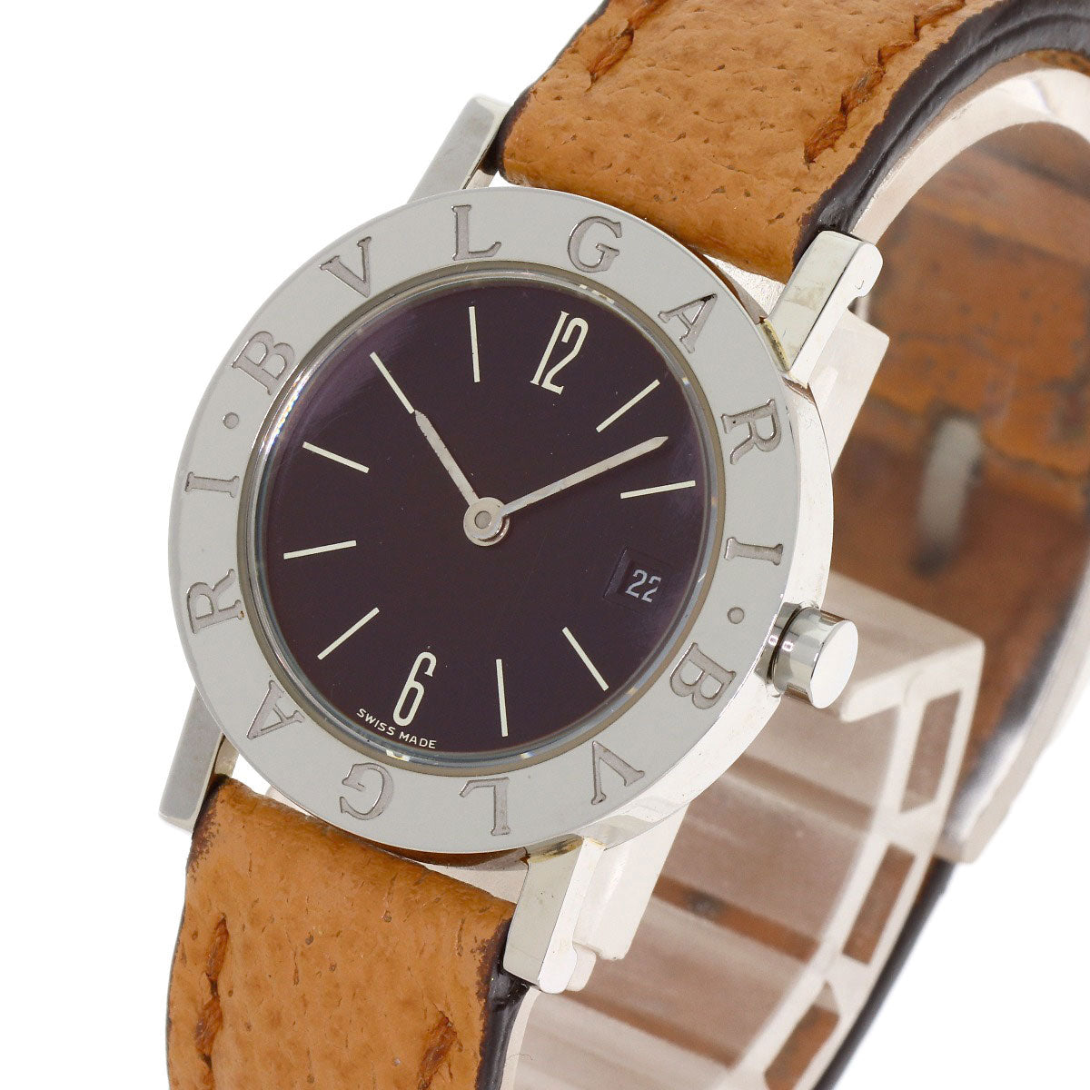 BVLGARI BVLGARI BVLGARI Watches BB26SLD Stainless Steel/Leather Ladies