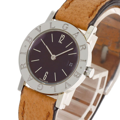 BVLGARI BVLGARI BVLGARI Watches BB26SLD Stainless Steel/Leather Ladies