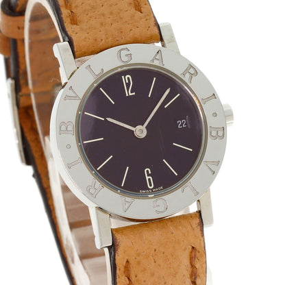 BVLGARI BVLGARI BVLGARI Watches BB26SLD Stainless Steel/Leather Ladies
