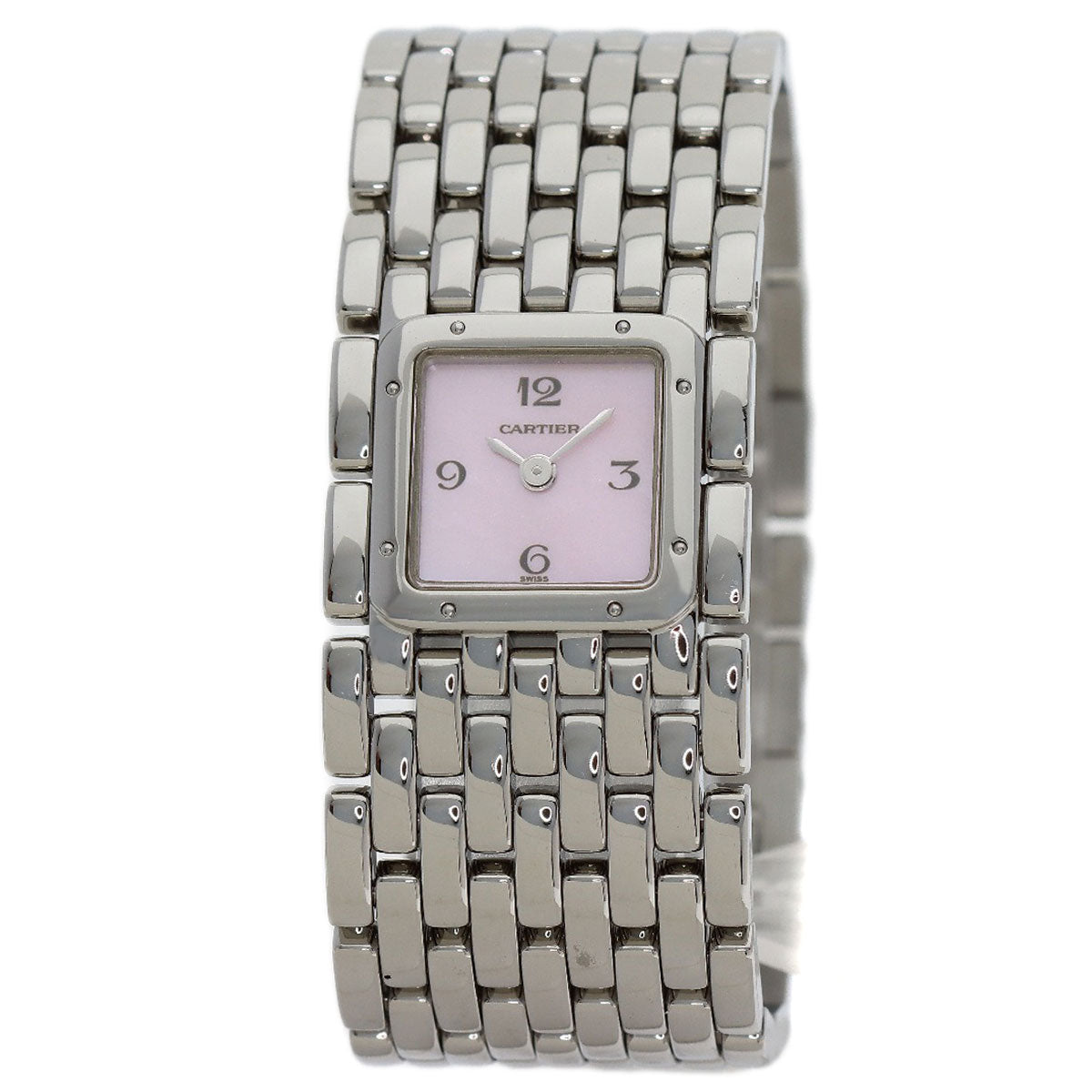CARTIER PANTHERE Ryuban Watches W61003T9 Stainless Steel/Stainless Steel Ladies