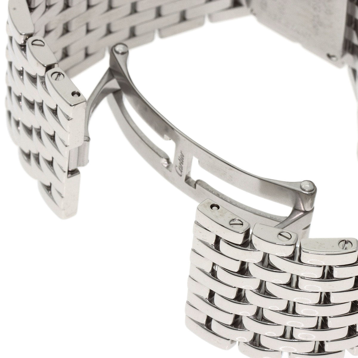 CARTIER PANTHERE Ryuban Watches W61003T9 Stainless Steel/Stainless Steel Ladies