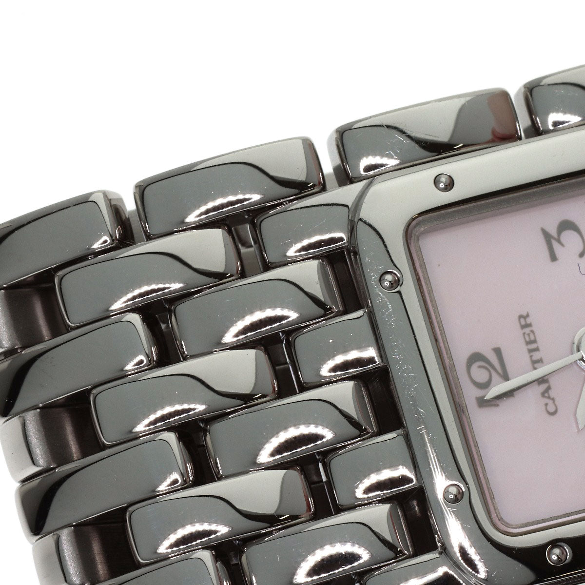 CARTIER PANTHERE Ryuban Watches W61003T9 Stainless Steel/Stainless Steel Ladies
