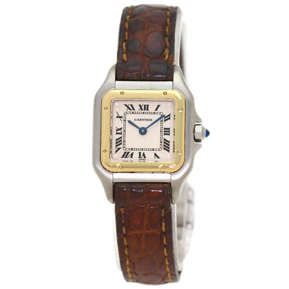 CARTIER PANTHERE SM Watches W250295A Stainless Steel/Leather Ladies