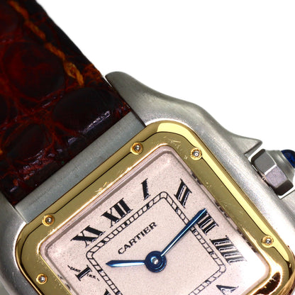 CARTIER PANTHERE SM Watches W250295A Stainless Steel/Leather Ladies