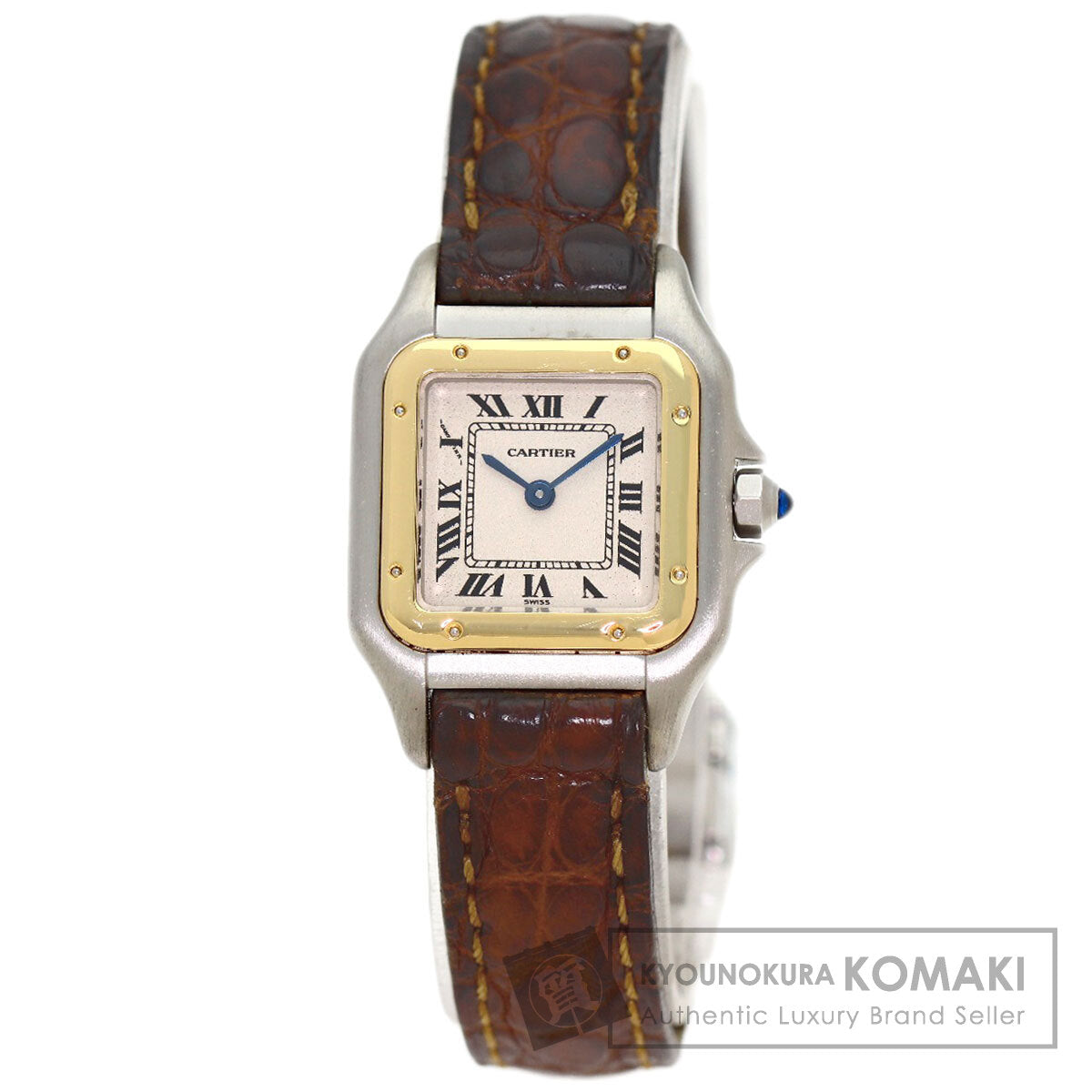 CARTIER PANTHERE SM Watches W250295A Stainless Steel/Leather Ladies