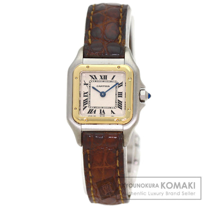 CARTIER PANTHERE SM Watches W250295A Stainless Steel/Leather Ladies