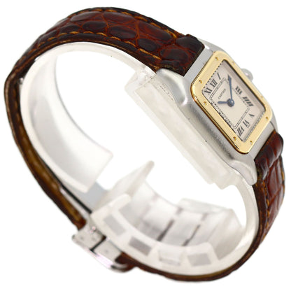 CARTIER PANTHERE SM Watches W250295A Stainless Steel/Leather Ladies