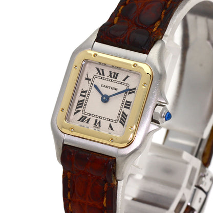 CARTIER PANTHERE SM Watches W250295A Stainless Steel/Leather Ladies
