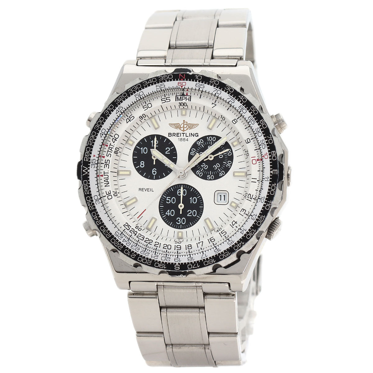 BREITLING Jupiter pilot Watches A59028 Stainless Steel/Stainless Steel mens