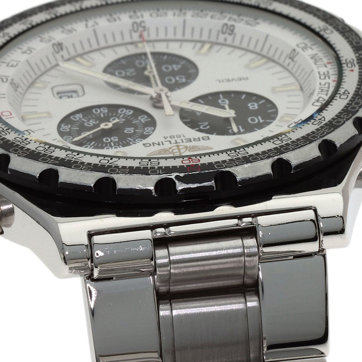 BREITLING Jupiter pilot Watches A59028 Stainless Steel/Stainless Steel mens