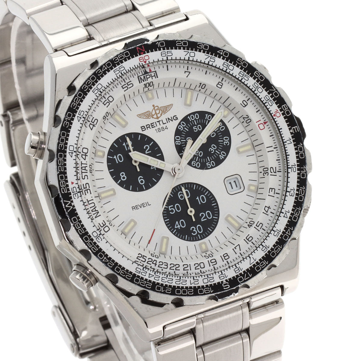 BREITLING Jupiter pilot Watches A59028 Stainless Steel/Stainless Steel mens