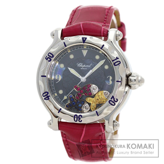 Chopard Happy sport happy fish Watches 28/8347/402 Stainless Steel/Leather mens