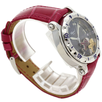 Chopard Happy sport happy fish Watches 28/8347/402 Stainless Steel/Leather mens