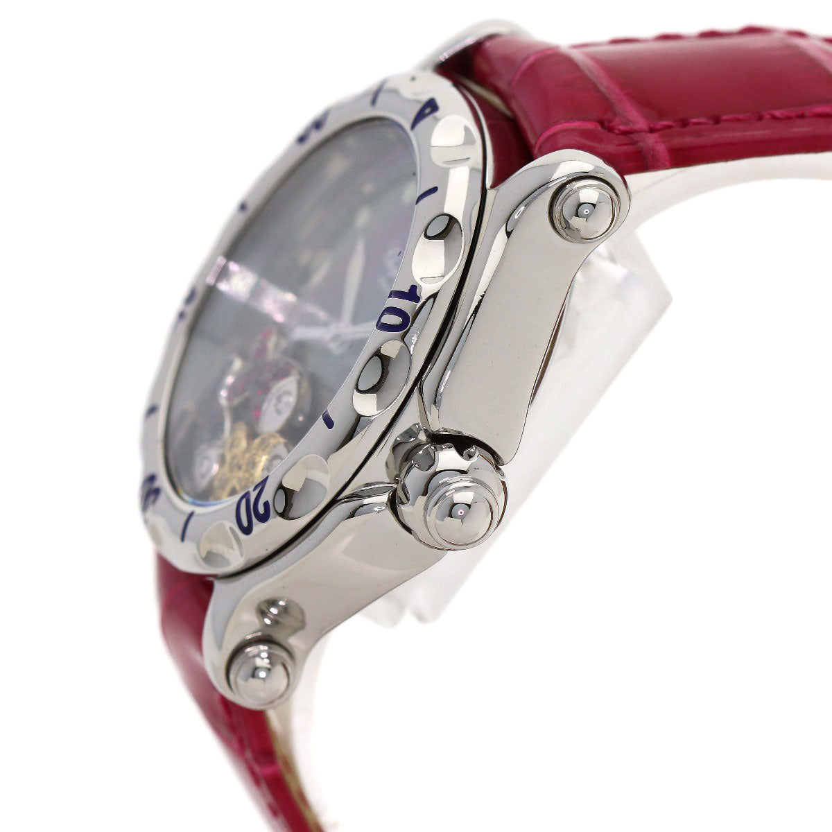 Chopard Happy sport happy fish Watches 28/8347/402 Stainless Steel/Leather mens