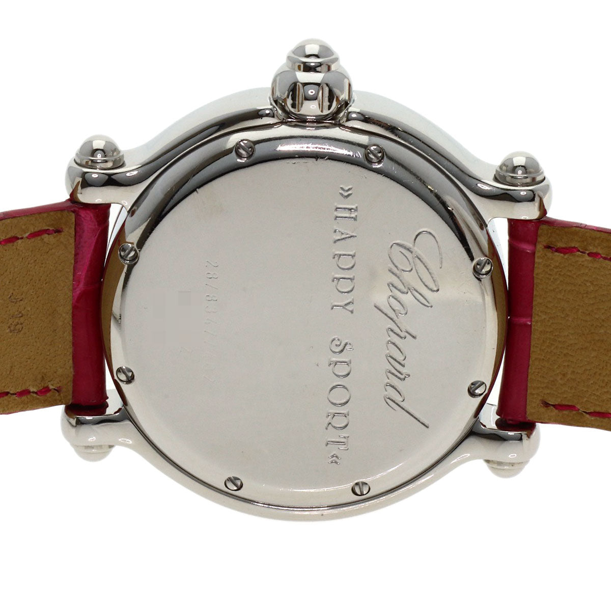 Chopard Happy sport happy fish Watches 28/8347/402 Stainless Steel/Leather mens