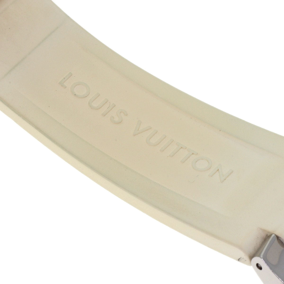 LOUIS VUITTON Tambour GMT Watches Q1131 Stainless Steel/Rubber mens
