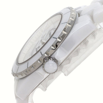 CHANEL J12 White Phantom 1.5" Watches H3443 Ceramic/Ceramic mens