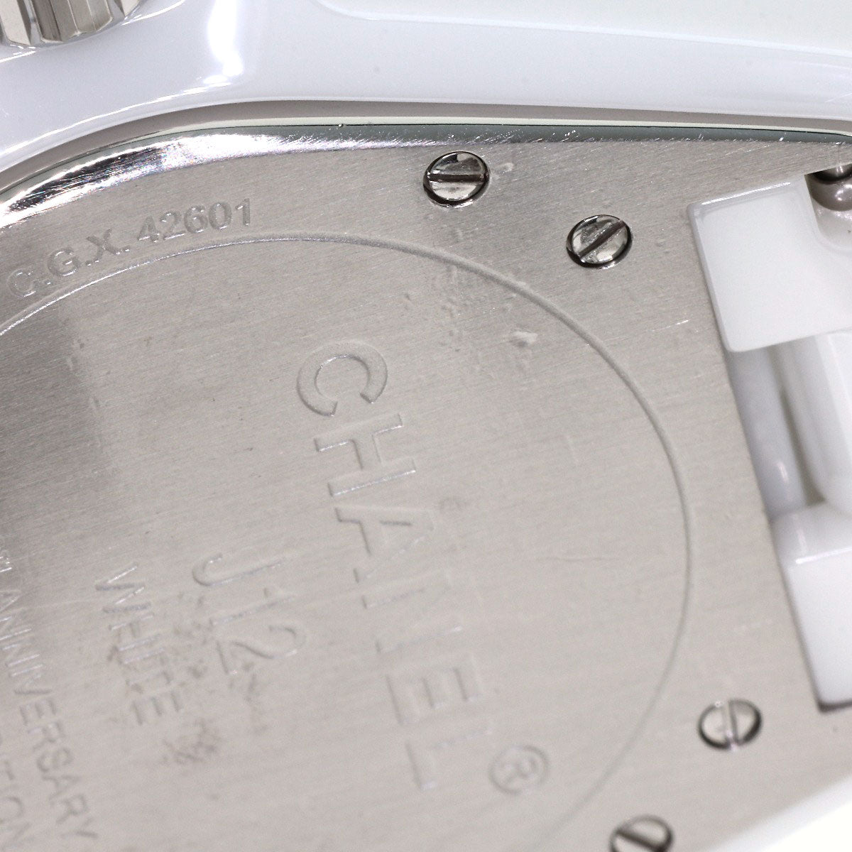 CHANEL J12 White Phantom 1.5" Watches H3443 Ceramic/Ceramic mens