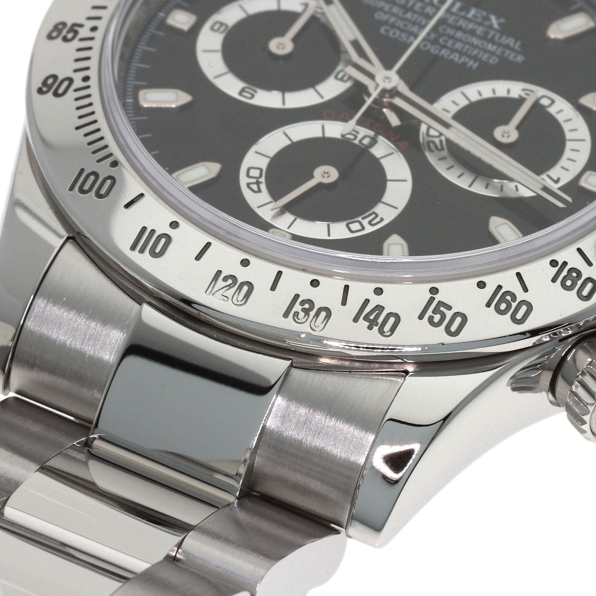 ROLEX Cosmograph Daytona mirror buckle Watches 116520 Stainless Steel/Stainless Steel mens