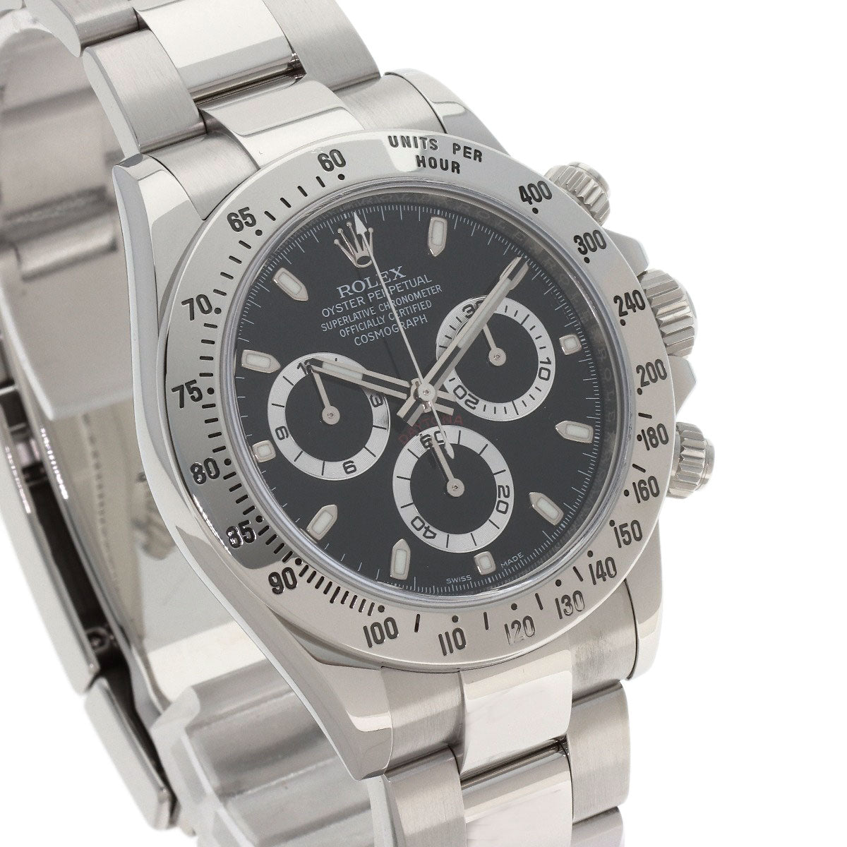 ROLEX Cosmograph Daytona mirror buckle Watches 116520 Stainless Steel/Stainless Steel mens