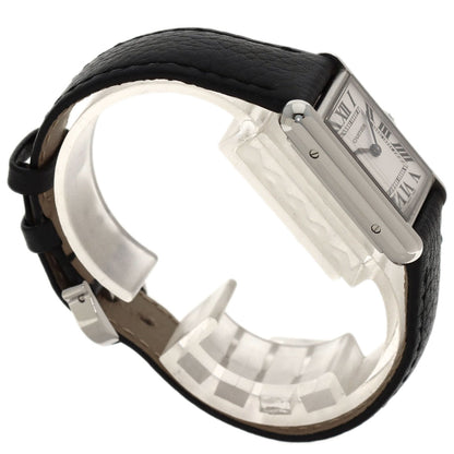 CARTIER Must tank SM Watches WSTA0042 Stainless Steel/Leather Ladies