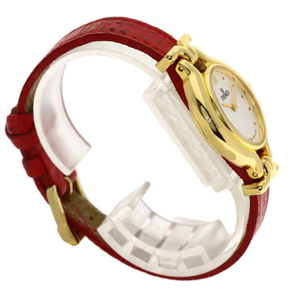 FENDI Chameleon Change Belt Watches 640L Gold Plated/Leather Ladies