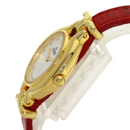 FENDI Chameleon Change Belt Watches 640L Gold Plated/Leather Ladies