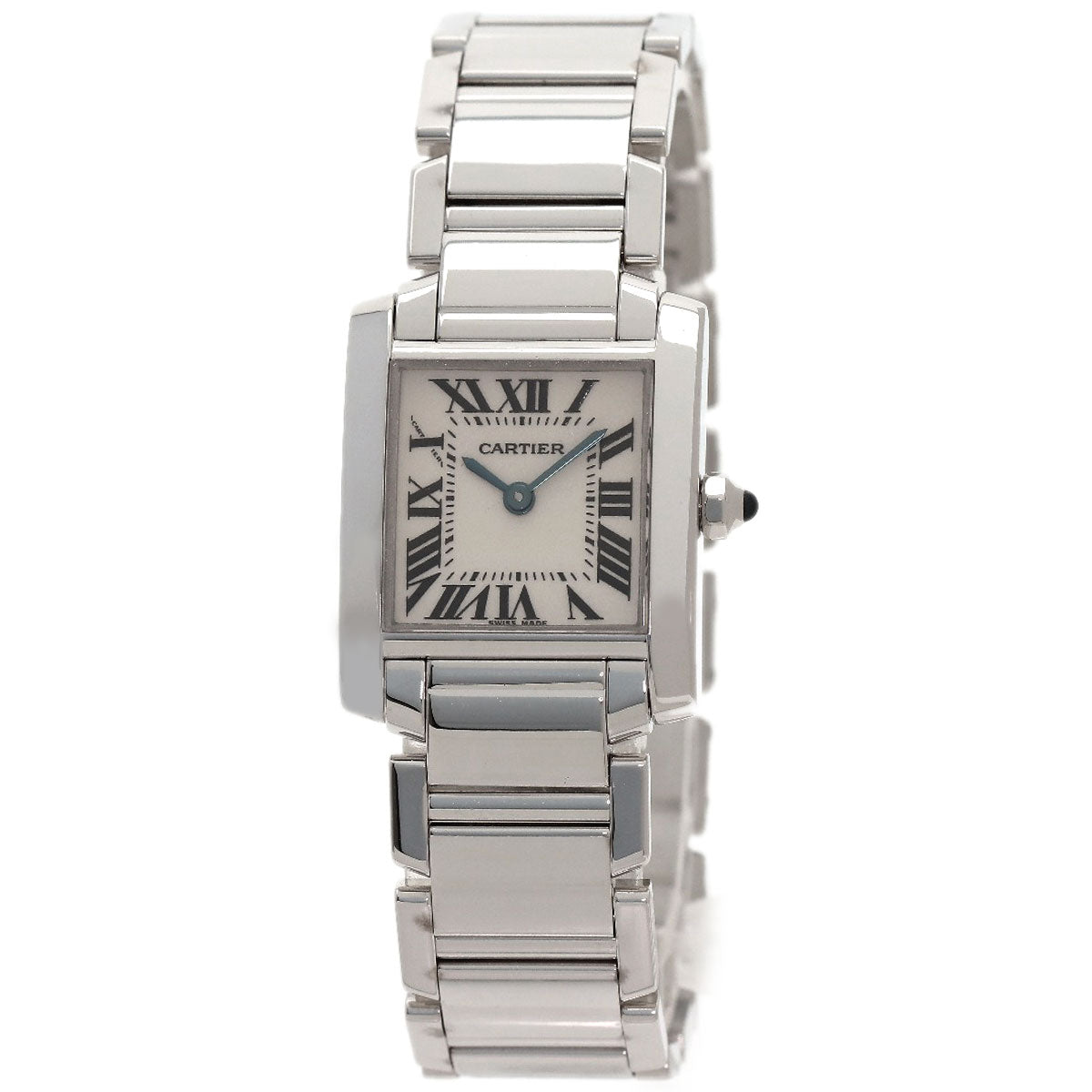 CARTIER Tank francaise SM Watches W50012S3 K18 White Gold/K18 White Gold Ladies