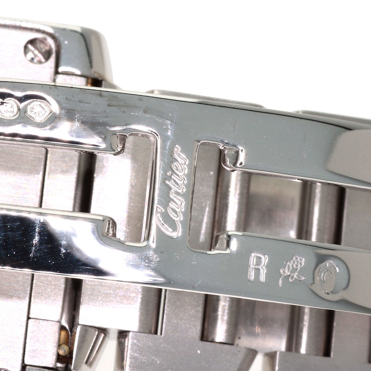 CARTIER Tank francaise SM Watches W50012S3 K18 White Gold/K18 White Gold Ladies