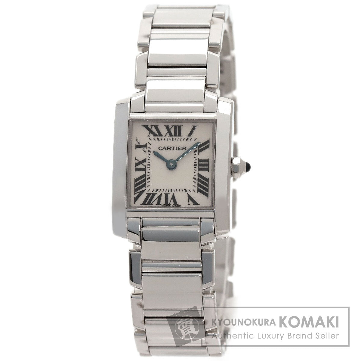 CARTIER Tank francaise SM Watches W50012S3 K18 White Gold/K18 White Gold Ladies