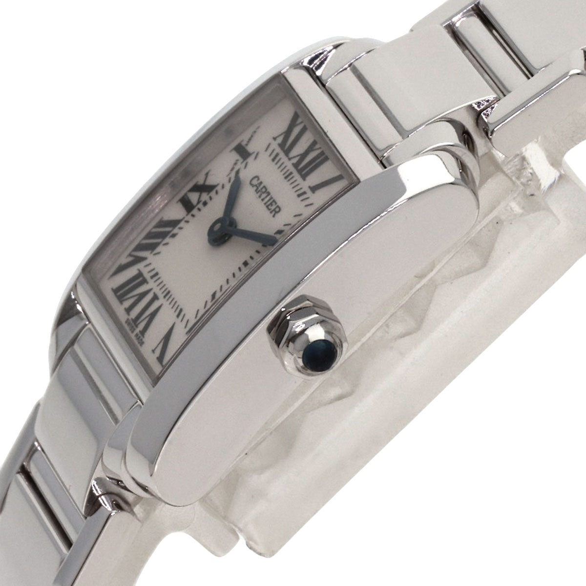 CARTIER Tank francaise SM Watches W50012S3 K18 White Gold/K18 White Gold Ladies