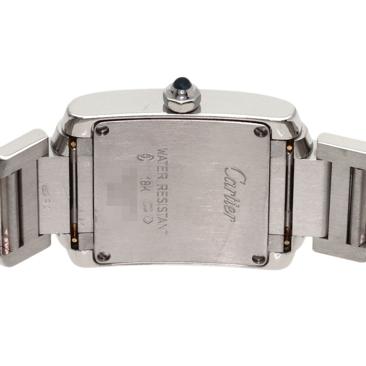 CARTIER Tank francaise SM Watches W50012S3 K18 White Gold/K18 White Gold Ladies