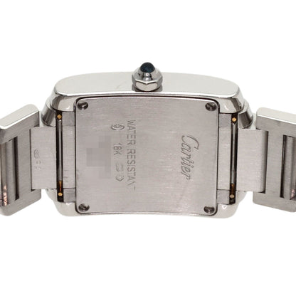 CARTIER Tank francaise SM Watches W50012S3 K18 White Gold/K18 White Gold Ladies