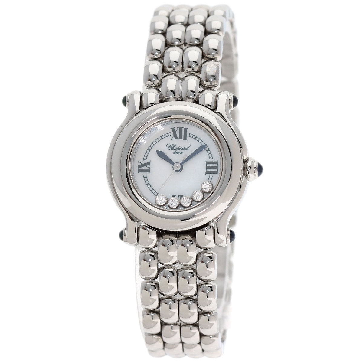 Chopard Happy Sports 5P Diamond Watches 27/8250-23 Stainless Steel/Stainless Steel Ladies