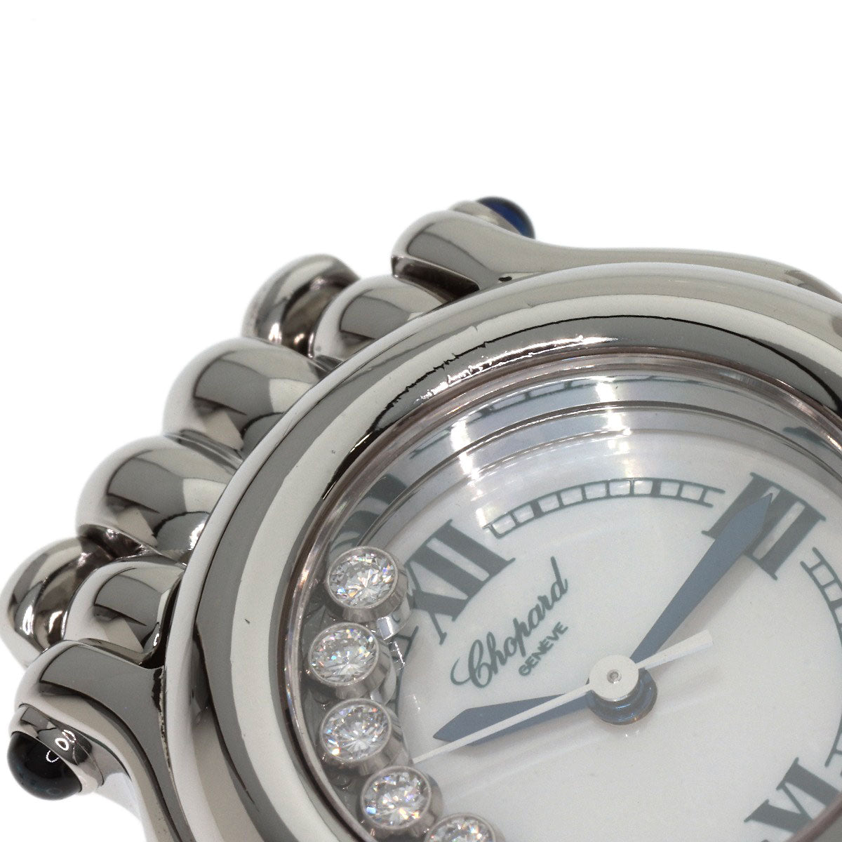 Chopard Happy Sports 5P Diamond Watches 27/8250-23 Stainless Steel/Stainless Steel Ladies