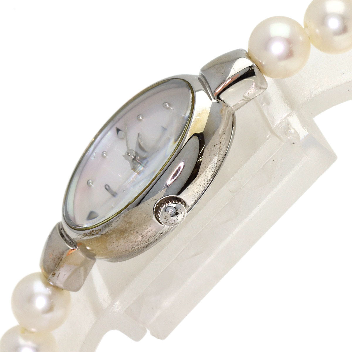 SELECT WATCH Vexel Pearl Pearl Watches Stainless Steel/Pearl Ladies