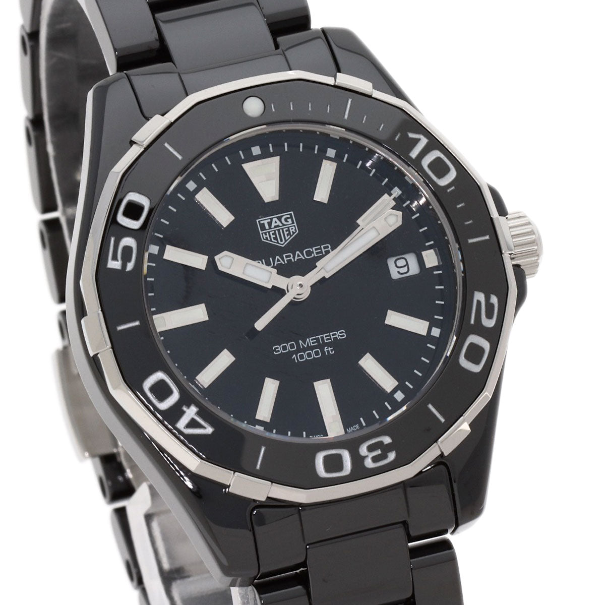 TAG HEUER Aqua racer Watches WAY1390 Ceramic/Ceramic Ladies