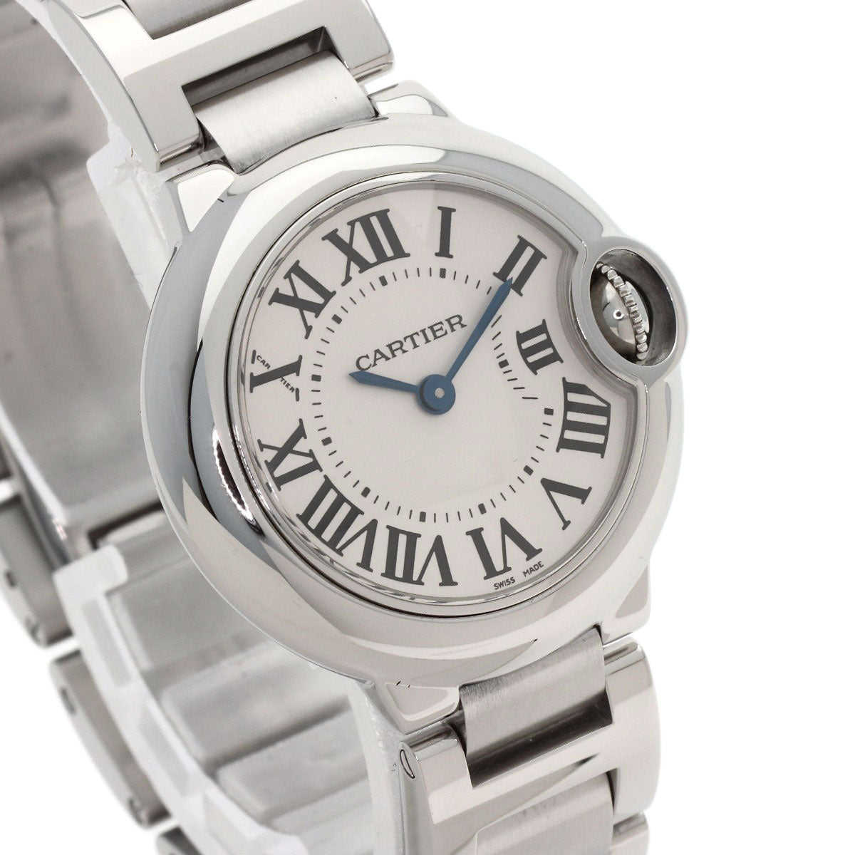 CARTIER Baron Blue SM 1.1 " Watches W69010Z4 Stainless Steel/Stainless Steel Ladies