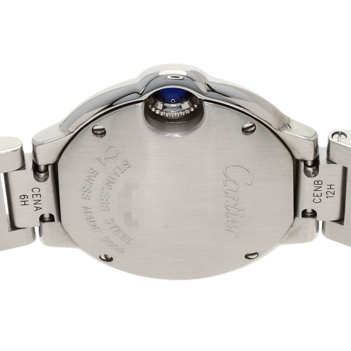CARTIER Baron Blue SM 1.1 " Watches W69010Z4 Stainless Steel/Stainless Steel Ladies